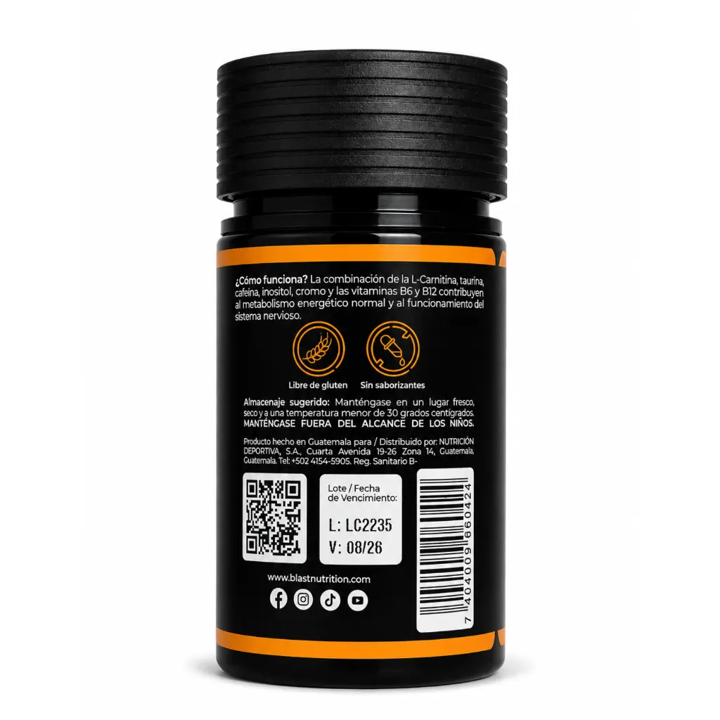 Vitamina Fitburn Blast Nutrition Side.webp