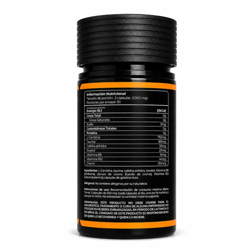 Vitamina Fitburn Blast Nutrition Back.webp