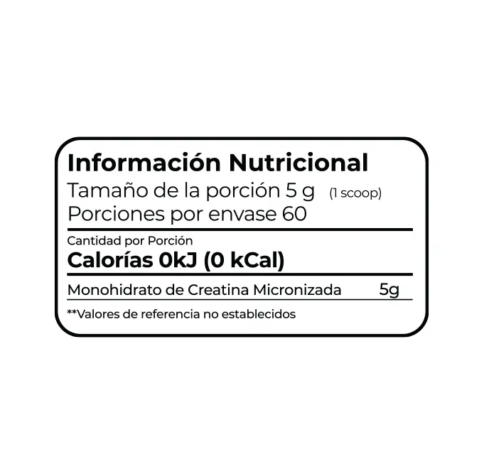 Creatina Monohidratada Blast Nutrition Guatemala Etiqueta.webp