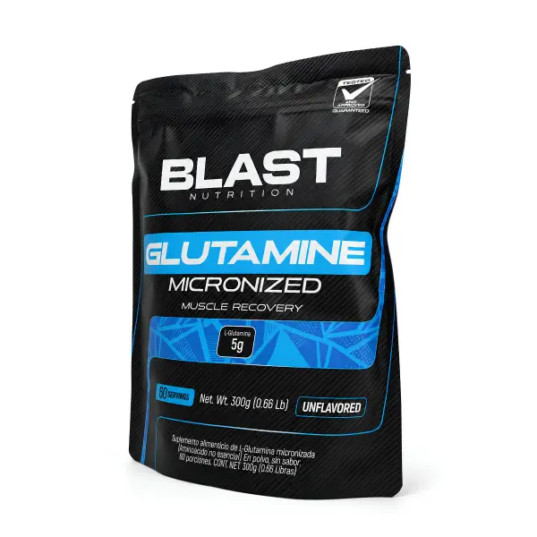Glutamina Micronizada Blast Nutrition Guatemala Side.webp