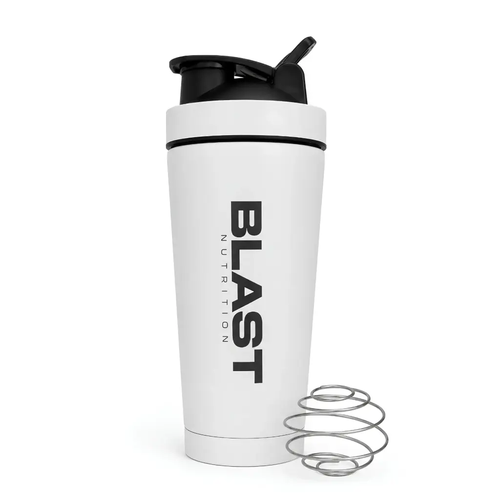 Shaker Metálico Blanco