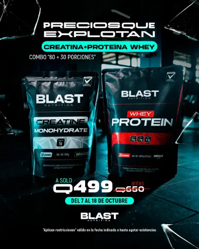 Combo Proteína Whey + Creatina Monohidratada