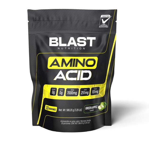 Aminoacidos BCAA Manzana Verde Blast Nutrition Guatemala