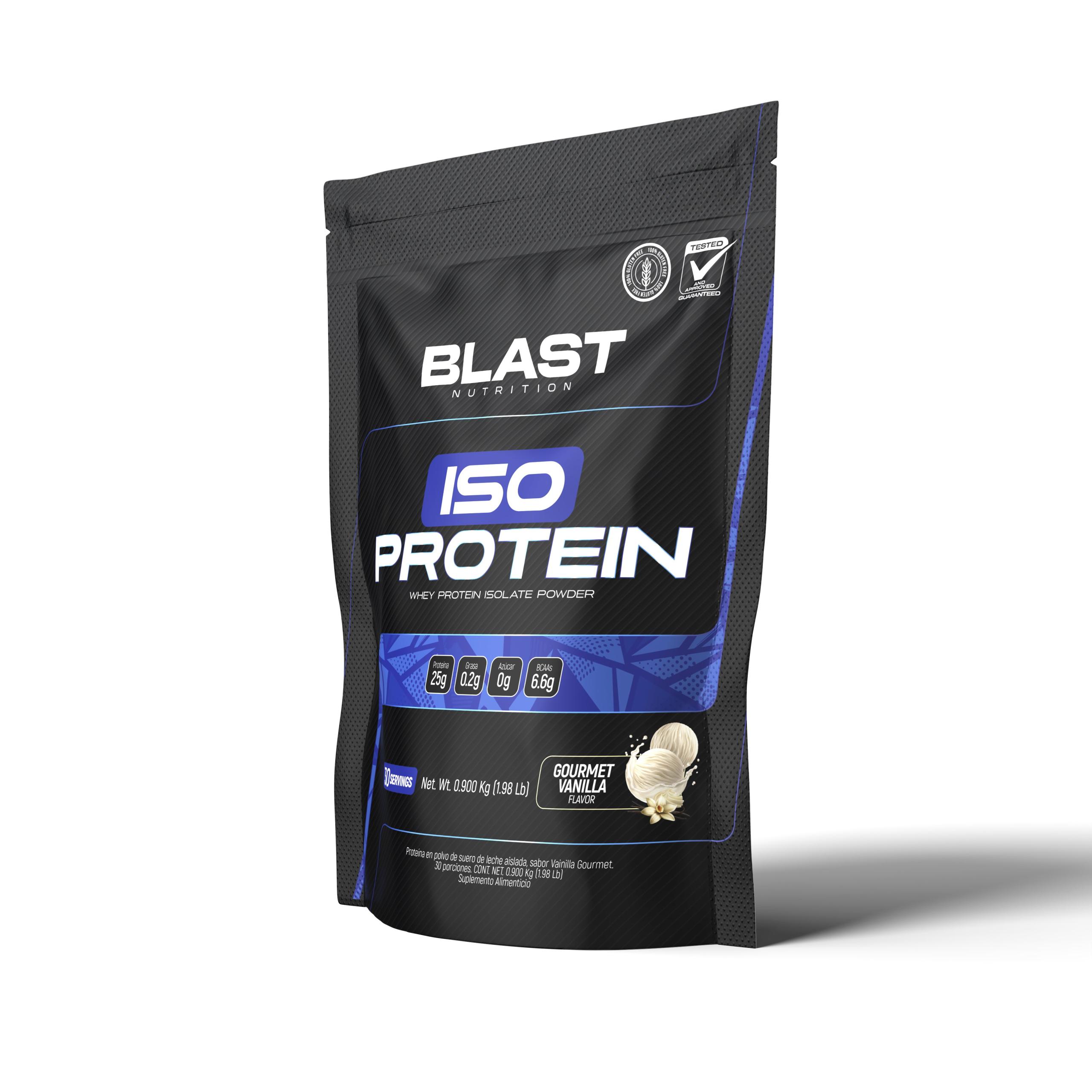 Proteina ISO En Polvo Vainilla Blast Nutrition Guatemala Side