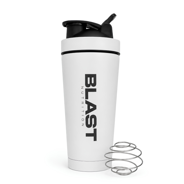 Shaker (Mezclador) Metalico Blanco