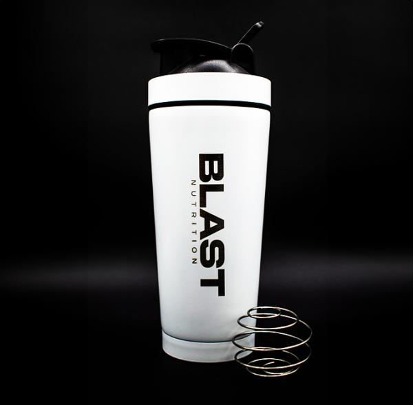 Shaker Blanco Metalico