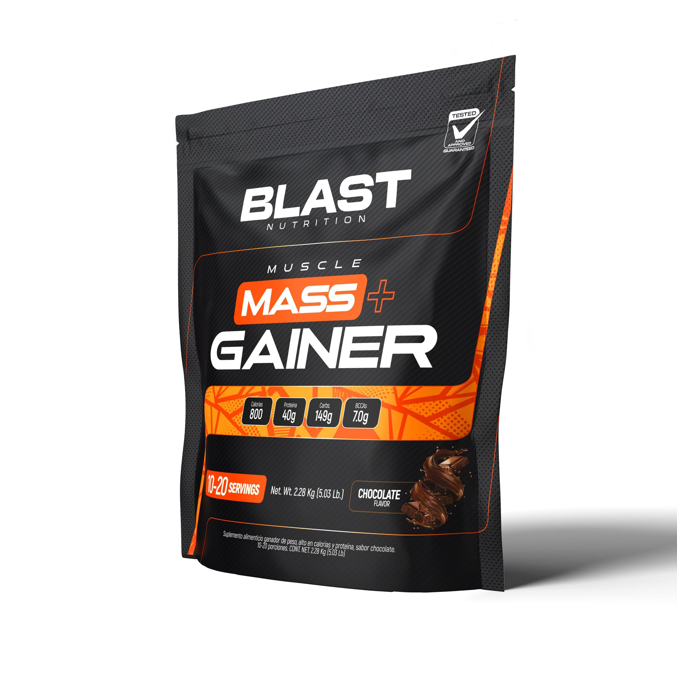 Mass Gainer Chocolate Blast Nutrition Guatemala Side