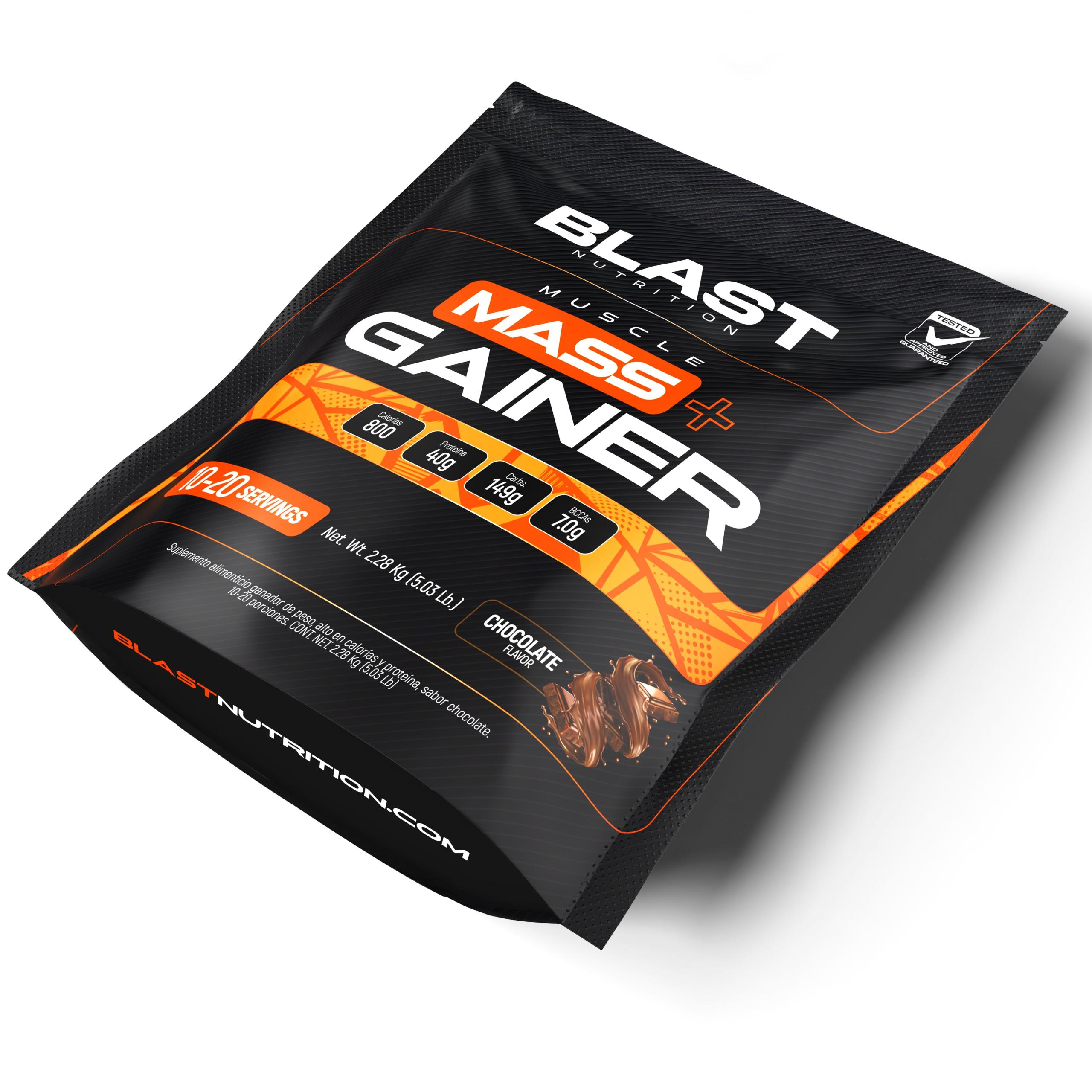 Mass Gainer Chocolate Blast Nutrition Guatemala Top