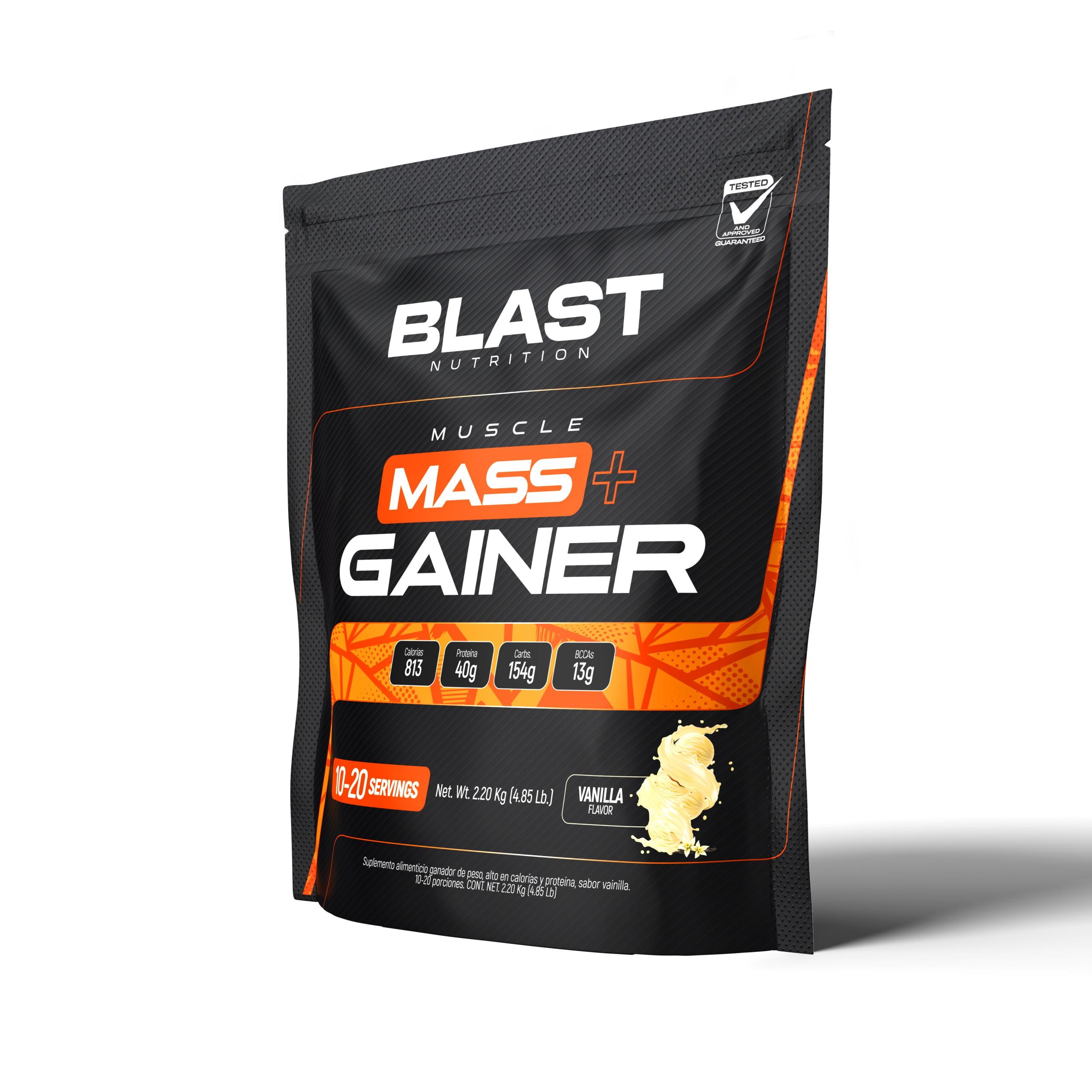 Mass Gainer Vainilla Blast Nutrition Guatemala Side
