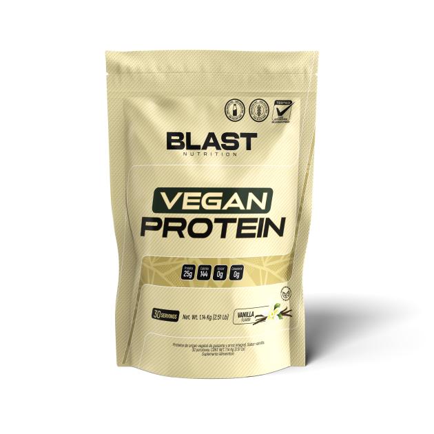 Proteina Vegana en Polvo Vainilla Blast Nutrition Guatemala