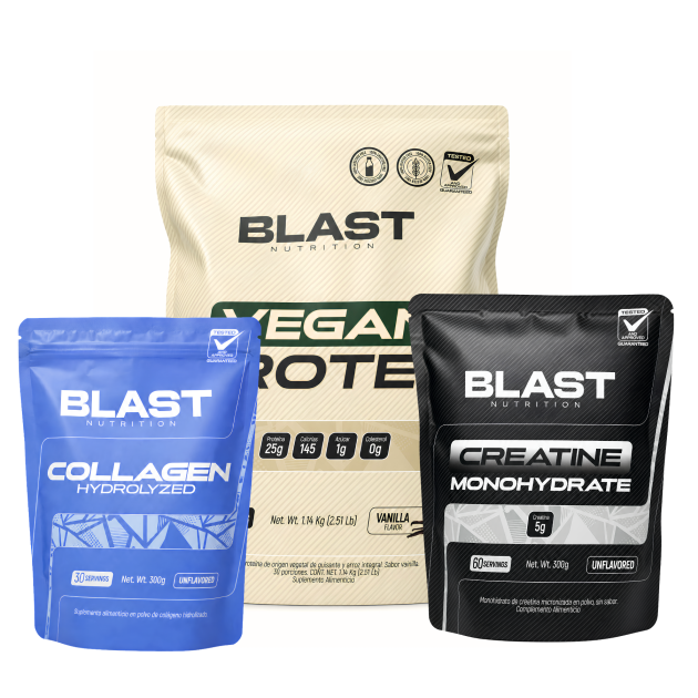 Combo Booty Vegano Blast Nutrition Guatemala