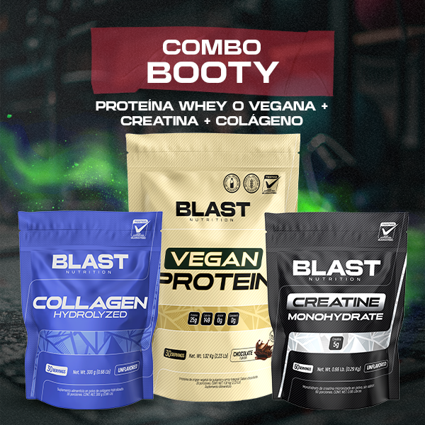 Combo Booty Vegano Blast Nutrition Guatemala