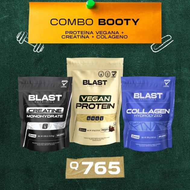 Combo Booty Vegano Blast Nutrition Guatemala