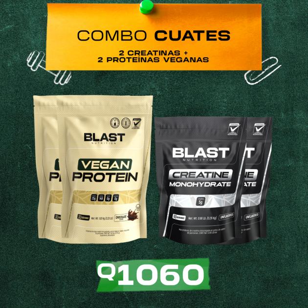 Combo Cuates Vegano Blast Nutrition Guatemala