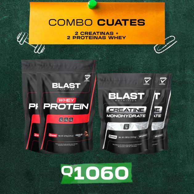 Combo Cuates Whey Blast Nutrition Guatemala