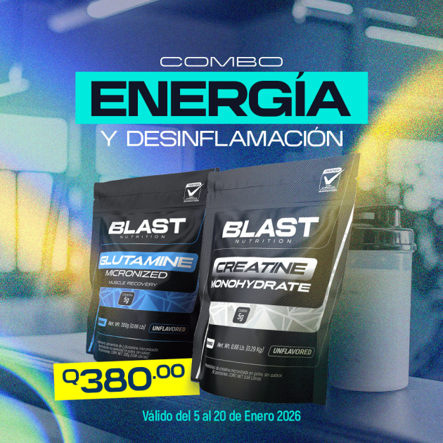 Combo Energía y Desinflamación - Creatina y Glutamina