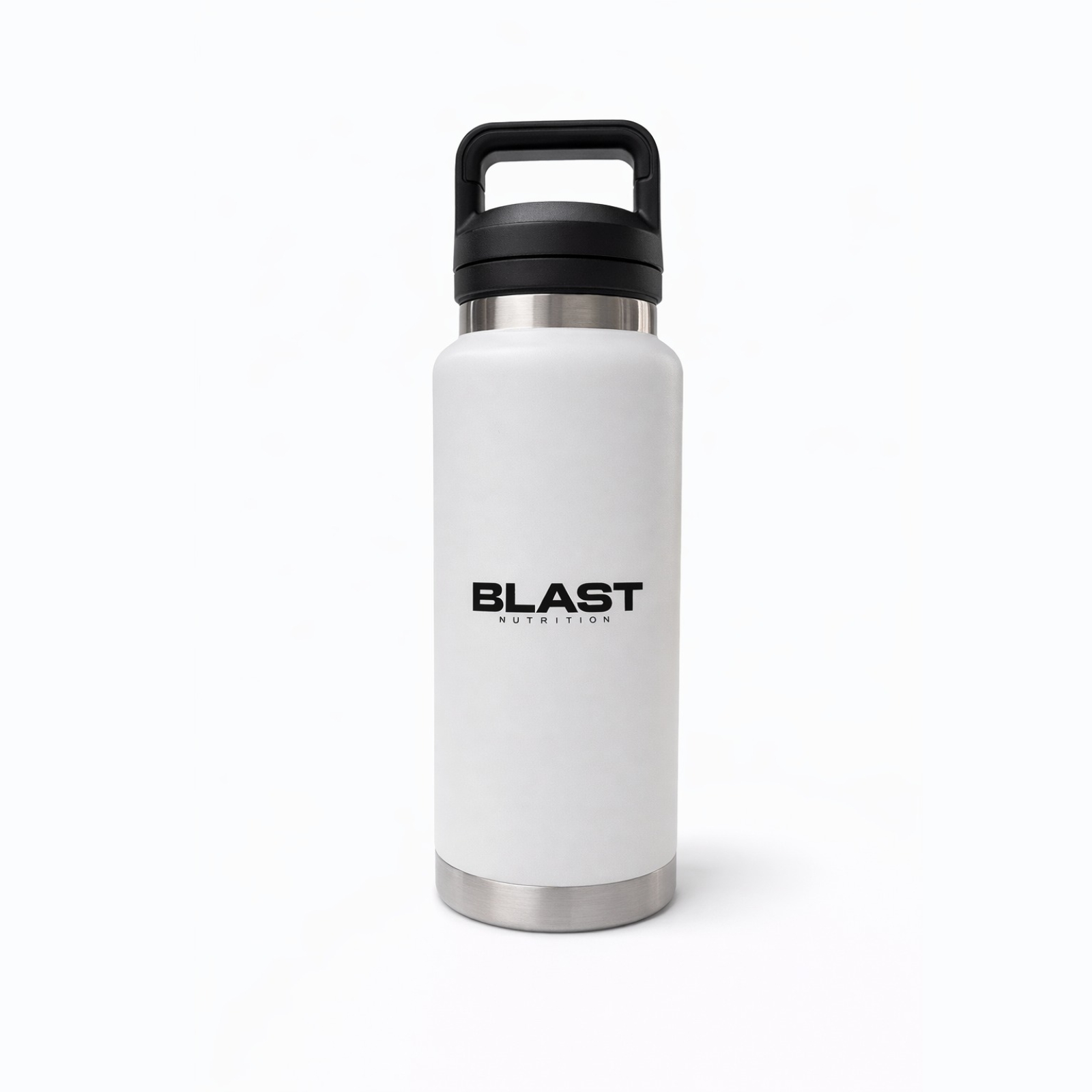 Botella Agua Acero Inox Blanco Blast Nutrition