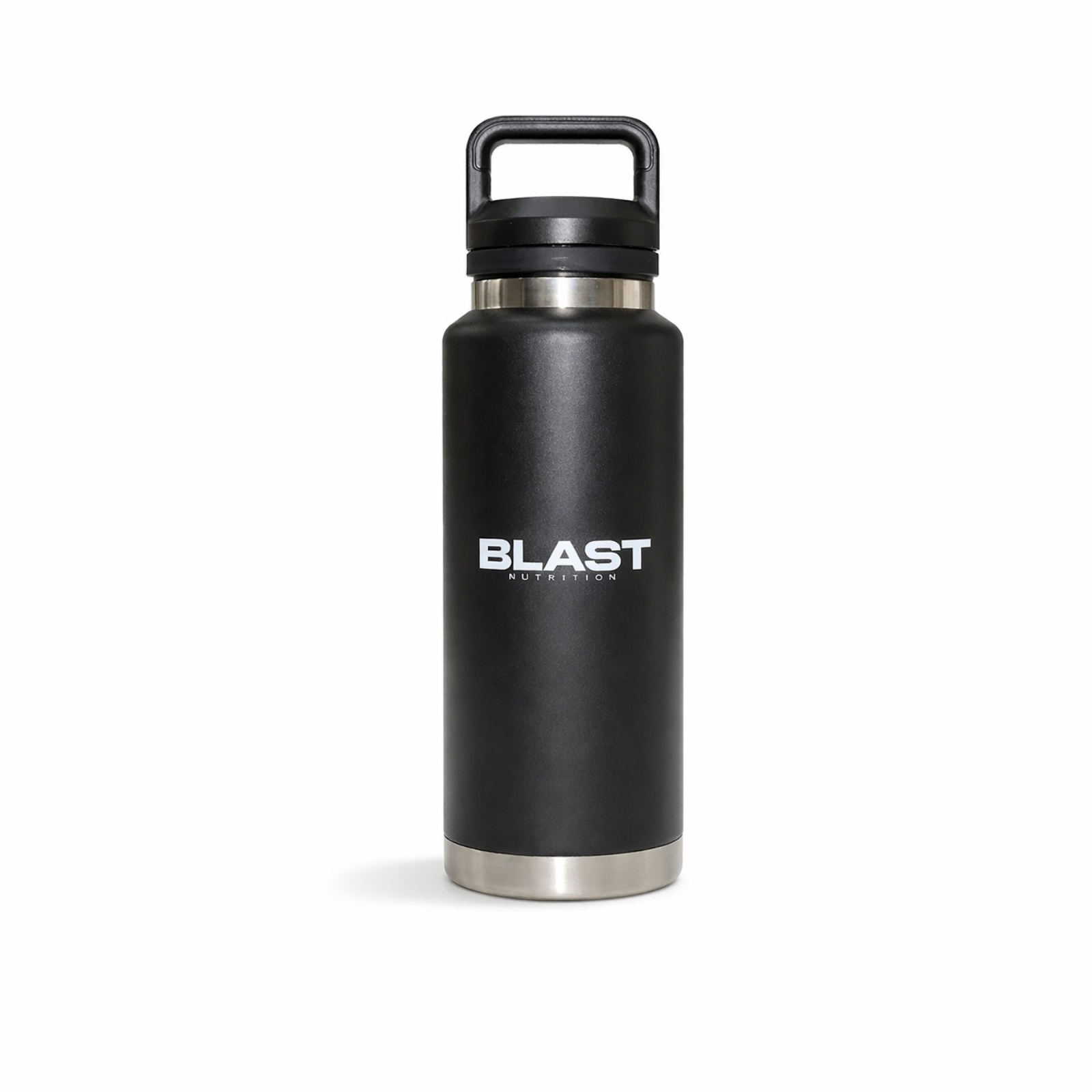 Botella Agua Acero Inox Negro Blast Nutrition
