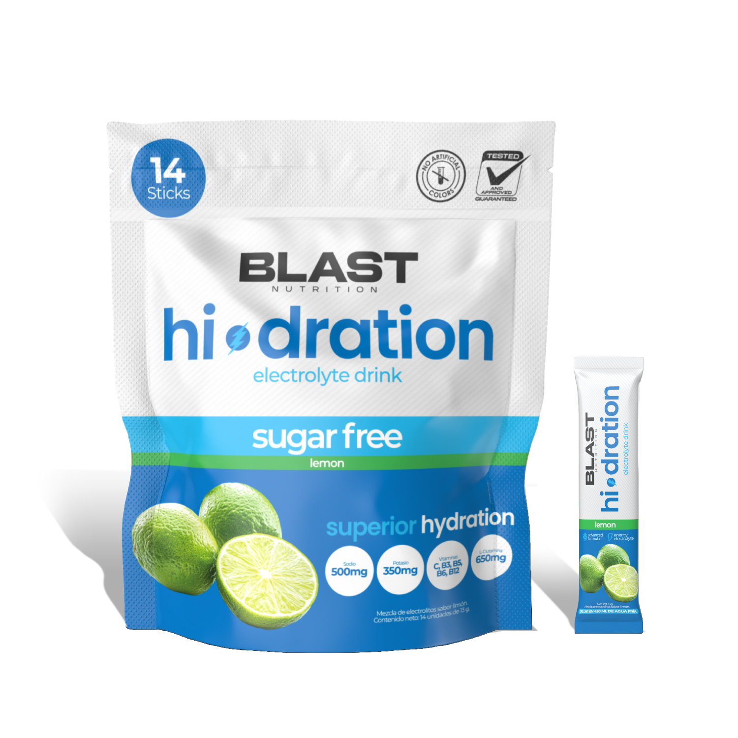 Hidration Full Limon Blast Nutrition Guatemala Front